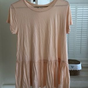 Light pink soft tee